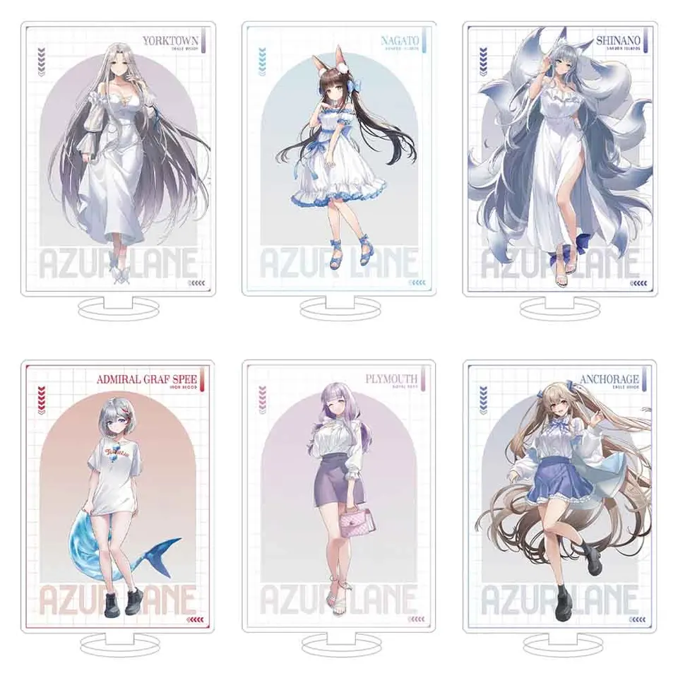 Loen Store Azur Lane Animácia Roztomilý plagát Game Character HD akrylová stolná plocha ozdoba na narodeniny sviatok darček veľkoobchodný predaj