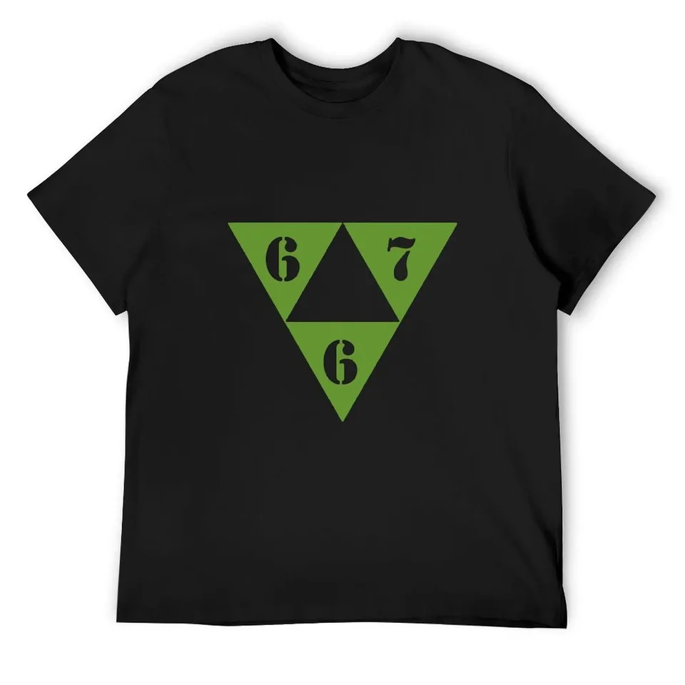 Logo 667 Zelené tričko Vintage anime Tirt Trhirt ovocie z košele pánsky
