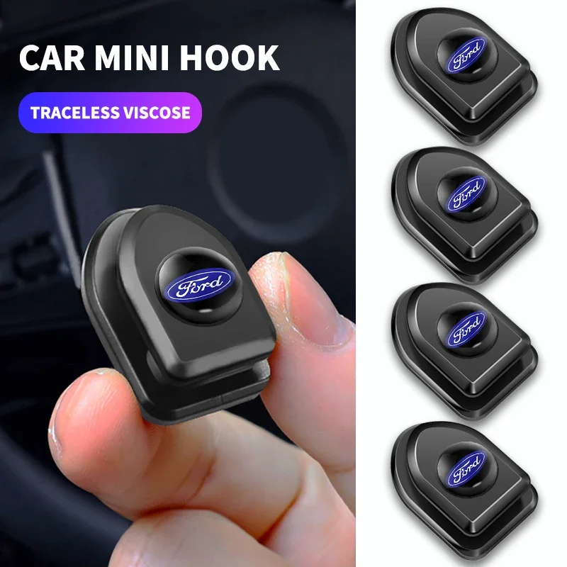 Logo auta Mini Home Hook Auto sedadlo Dekorácie háčik pre Ford Focus 2 Mk2 3 4 Mk3 Mk4 St Mondeo Fustiva Fusion Suit Fiesta Mustang