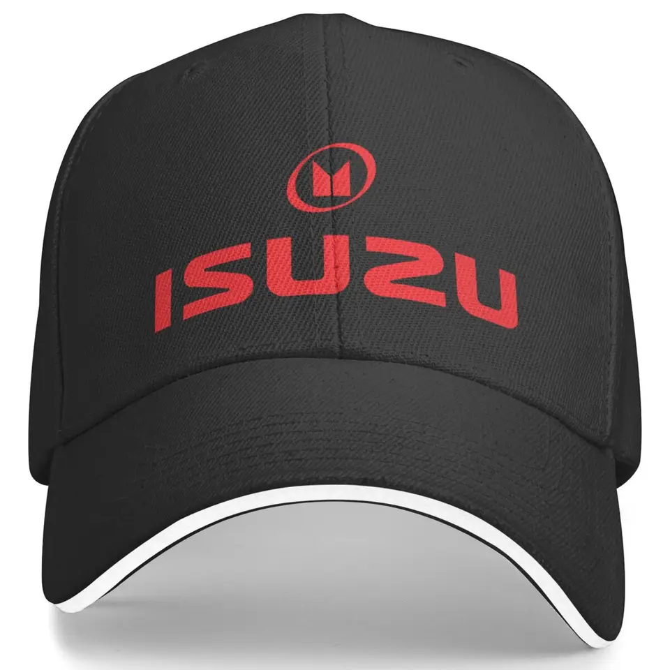 Logo Isuzu Merch Unisex Baseball Cap Trucker Hat Unique Formal Formal Headwar nastaviteľná fit Snapback Cap