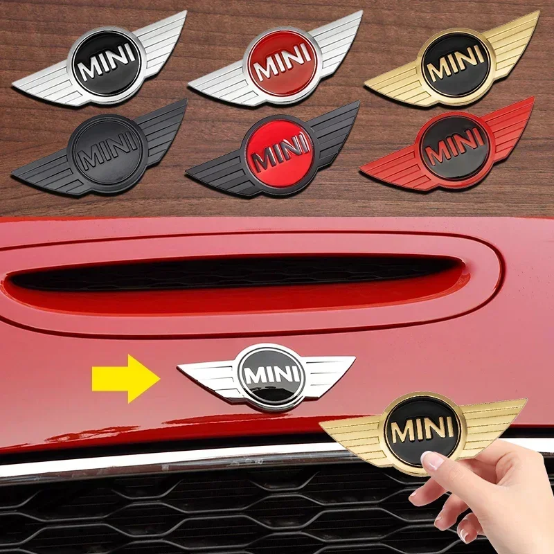 Logo s nálepkou na kovové vozidlo Zadný znak Dozekový príslušenstvo pre BMW Mini Cooper Countryman Clubman S F55 F56 R55 R56 R60 Odznak
