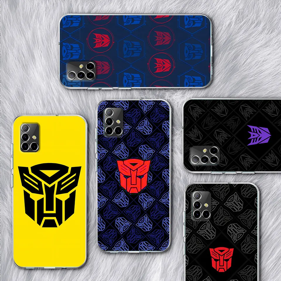 Logo Transformers Logo pre Samsung Galaxy A54 A12 A13 A14 A53 A34 A51 A21S A32 A52 A71 A31 A33 A33 A24 A23 A41 Clear TPU Phone Cover TPU