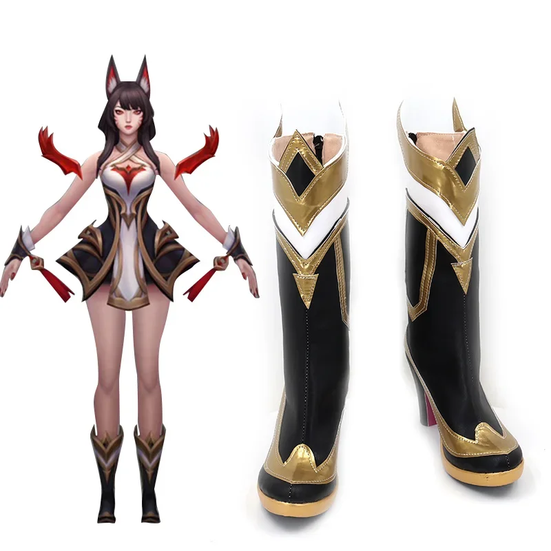 Lol ahri cosplay topánky topánky halloween cosplay kostýmové príslušenstvo