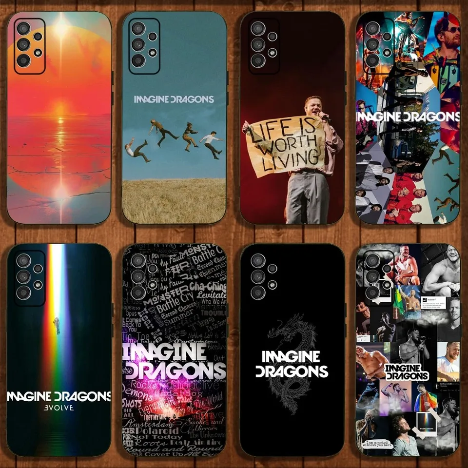 Loom Imagine Dragons Telefon Case pre Samsung Galaxy A13, A21S, A22, A31, A32, A52, A53, A71, A80, A91 Soft Soft Black Cover Cover