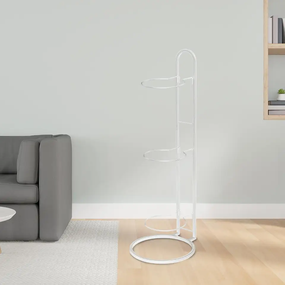 Lopta Storage Rack volejbalový držiak na stojan na stojan 3 vrstvy Odnímateľný priestor úspory priestoru