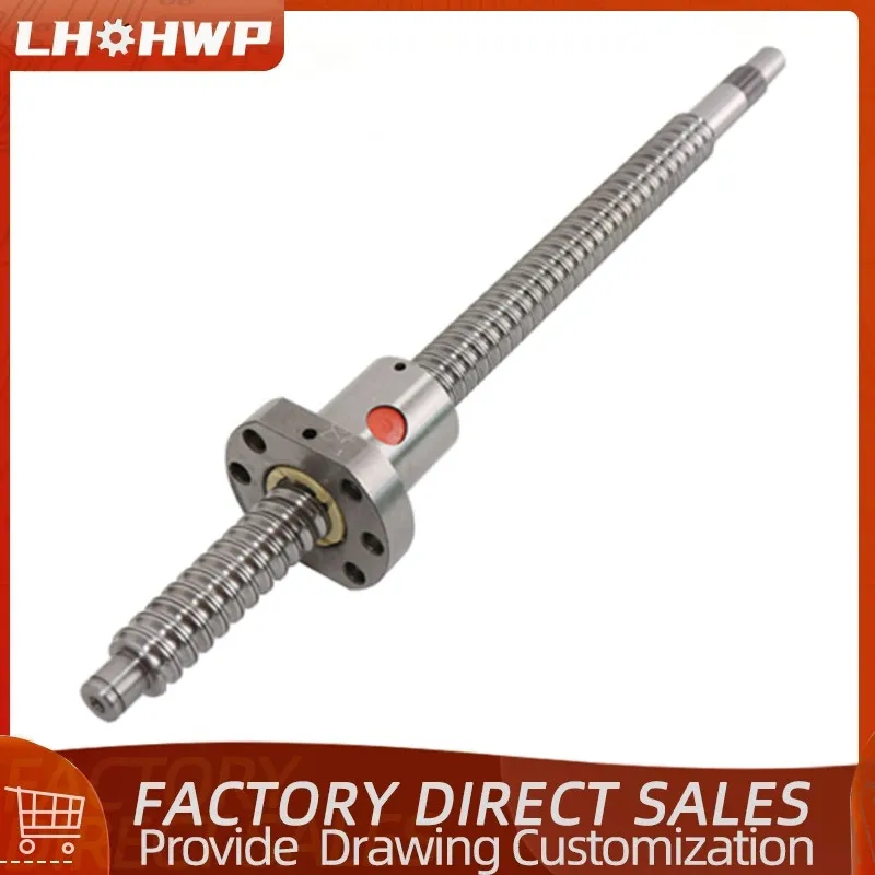 Loptička SFU1605/1604/1610 550 600 800 900 1000 1500 1600 mm mm loptička C7 príruba s jedným ballnom BK/BF12 RM1605 END OPRADOVANÉ CNC
