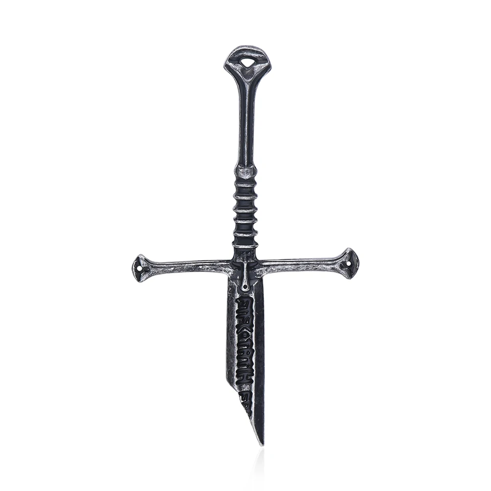 Lord of the Narsil Vintage Broken Sword Brošň pin email filmový prsteň Kráľ klopa batoh odznak šperky darček pre ženy fanúšikov