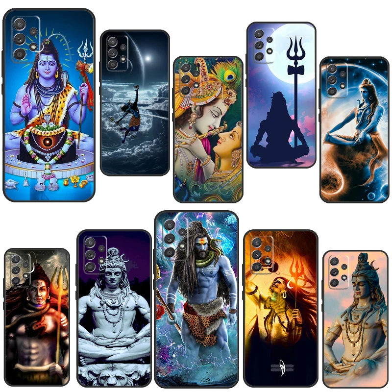 Lord Shiva Hindu God Buddha India prípad pre Samsung A54 A34 A14 A13 A23 A33 A53 A73 A51 A71 A72 A12 A22 A32 A42 A42 A52