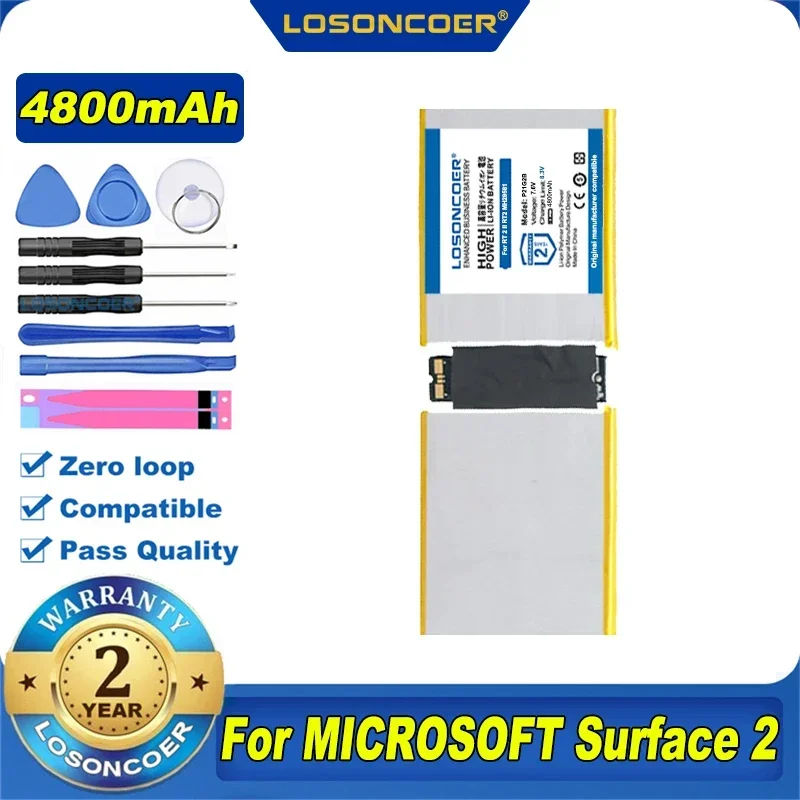 Losoncoer P21G2B 4800MAH laptop batéria pre povrch RT 2 II RT2 Tablet MH29581 2ICP3/97/106