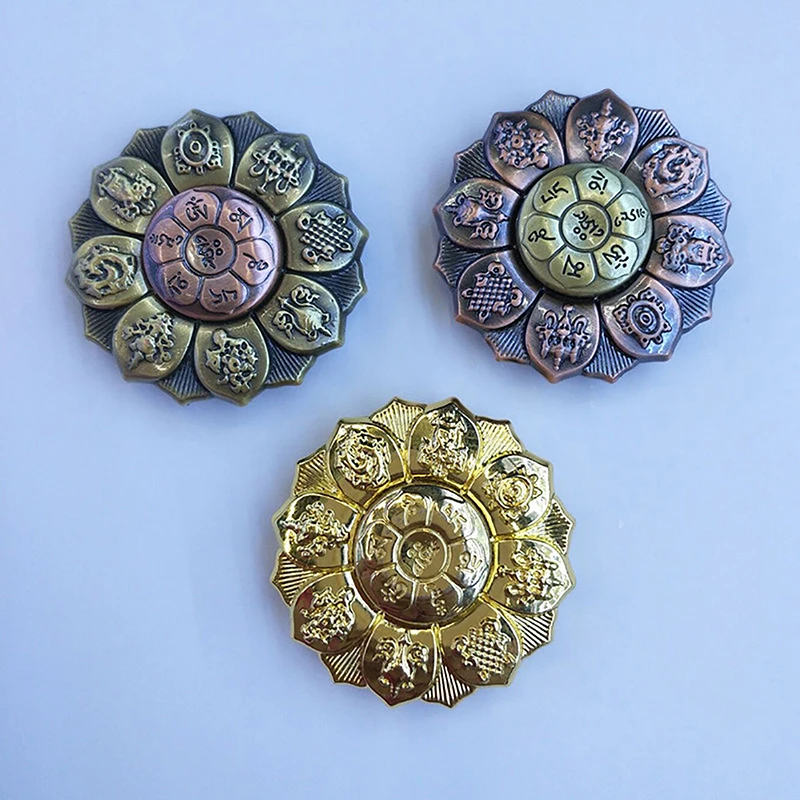 Lotus Flower Fidget Spinner Metal Ručne spinner na rotáciu autizmu proti stresu hračky hračky fidget hračky pre deti detské darčeky