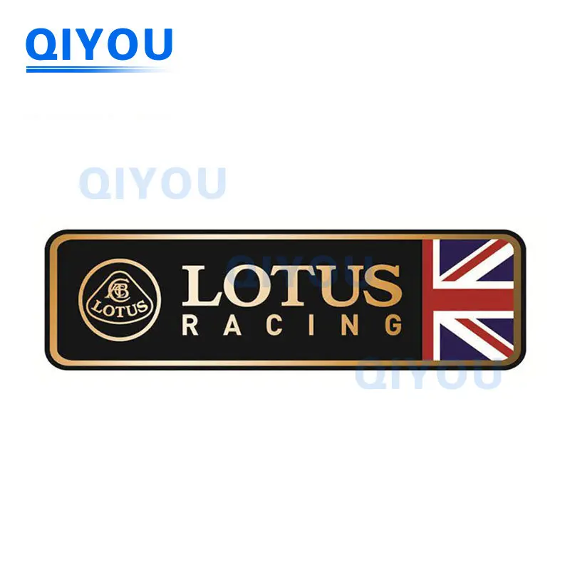 Lotus Racing Sticker Kreatívne nálepky automobilov pre reflexné vysekávajúce nálepky PVC na auta