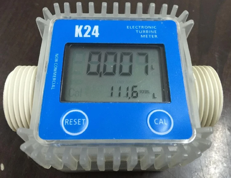 Louchen ZM K24 10-120L / min Turbo Electronic Flowmeter Diesel Fuel Metanol Močovina Presnosť močoviny