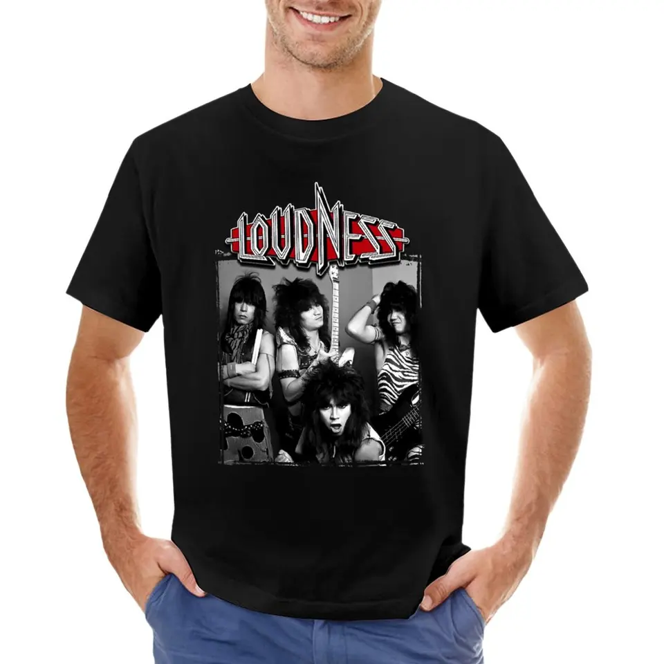 Loudness Band Tričko anime tričko Tričko Vlastné tričká Navrhnite si vlastné tričko pre chlapčenské pánske tričko