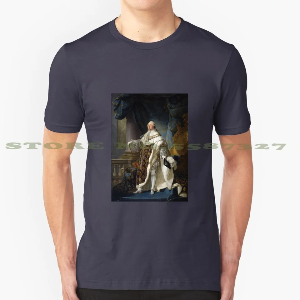 Louis XVI portrét - Antoine Callet 100% bavlnené tričko Louis XVI francúzska revolúcia Louis 16. francúzsky kráľ a