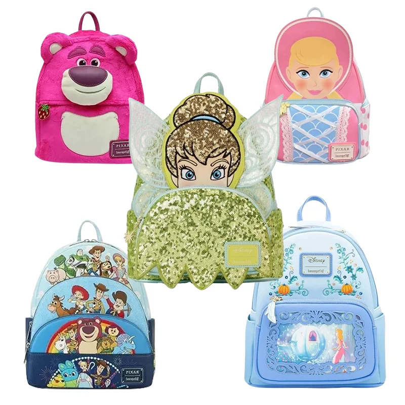 Loungefly Disney roztomilý karikatúra batoh módne mini malý batoh študent batoh pre deti batoh pre ležérne tašky Študent darček