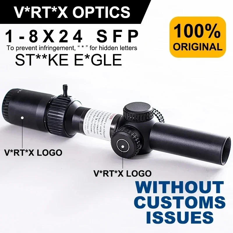 Lov Original Optics St ** Ke E*GLE 1-8x24 Druhá ohnisková rovina (SFP) RIFLESCOPE AR-BDC3 RETICLE WORPLEPORE/ROCESSOST