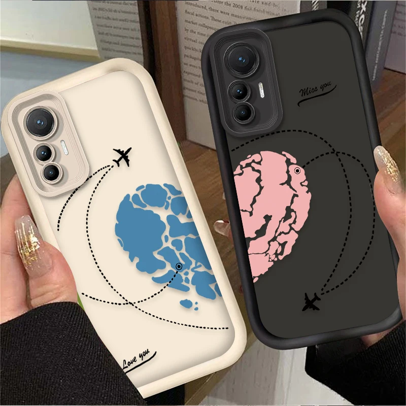Love Srdce spárované mäkké silikónové puzdro pre Xiaomi POCO X6 X5 X4 GT X3 NFC F3 F4 F5 F6 M5S C65 M6 PRO 4G 13T 12T 11T 13 12 11 LITE