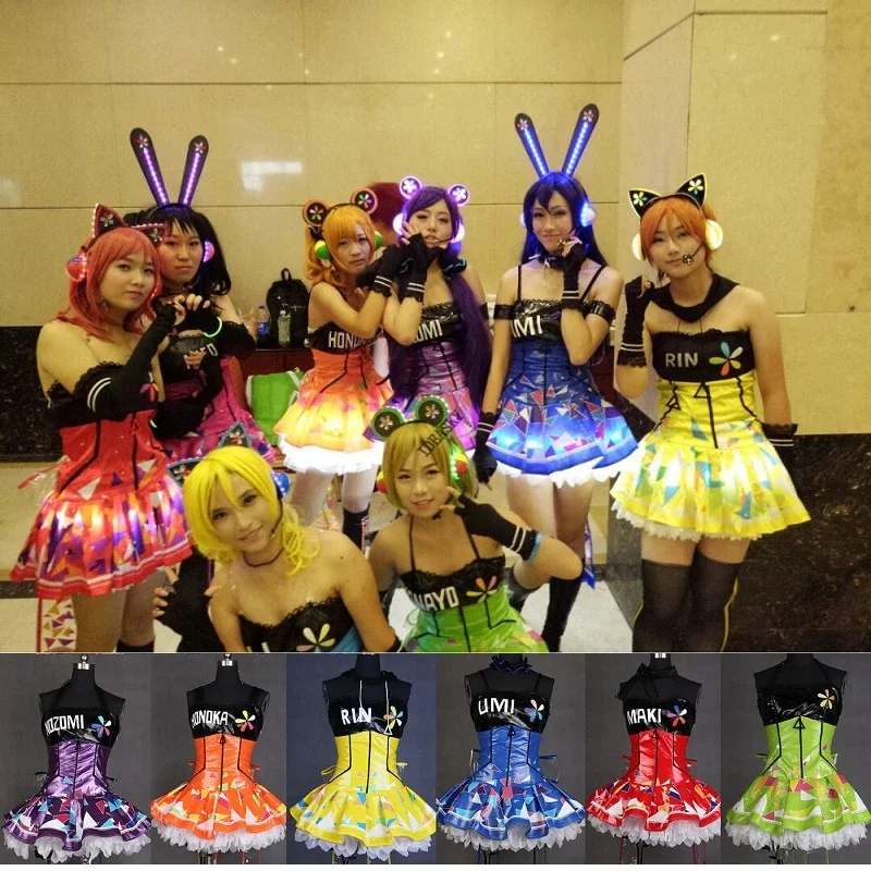 LoveLive Maki Nishikino Minami Kotori viedol rozprávkovo idolizovanú slúžku Uniforma Awaken Love Live Cyber ​​Halloween Cosplay kostým pre ženy