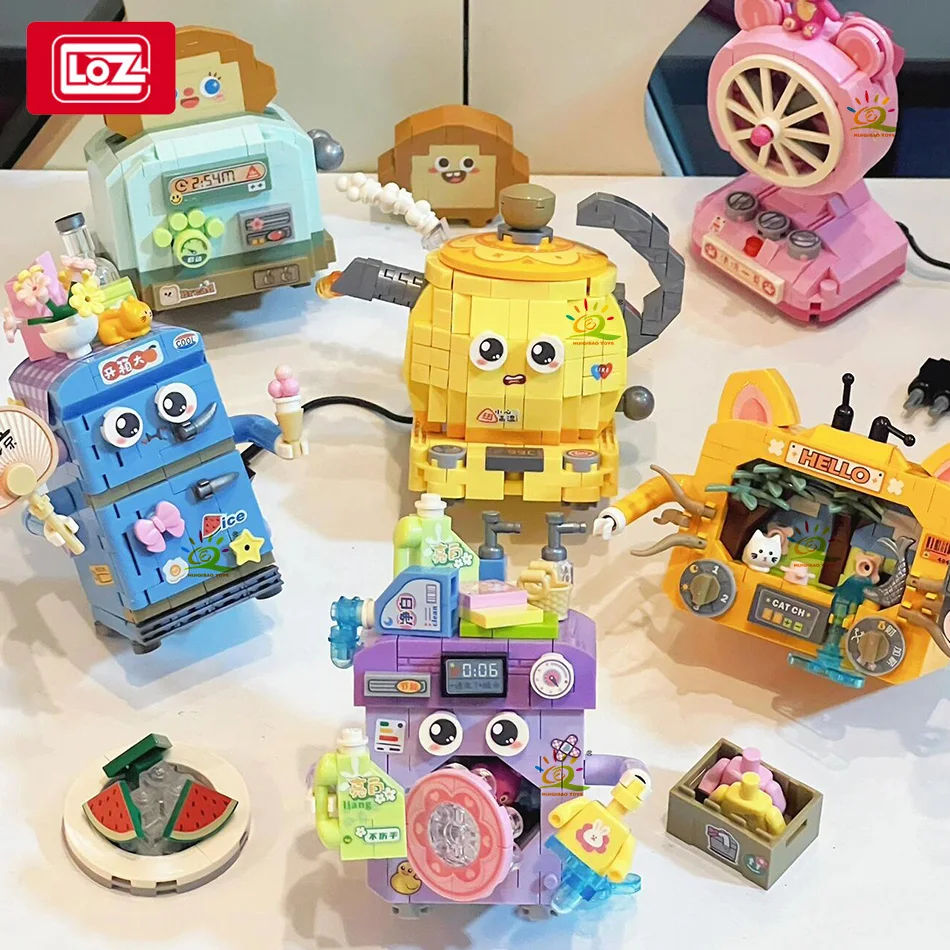 Loz DIY MINI MINICKÝ FANTARATIVE MODEL BLUCH BLOKOVÝ SET Creatívna televízna dekorácia tehly City hračky pre dospelé deti darček