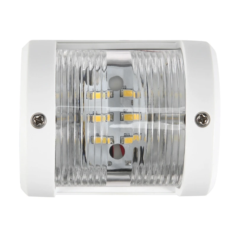 Loď 12V navigačné svetlá biele Stern Light Marine Safe Night Plaching Signal Lamp pre rybársku jachtu Pontón
