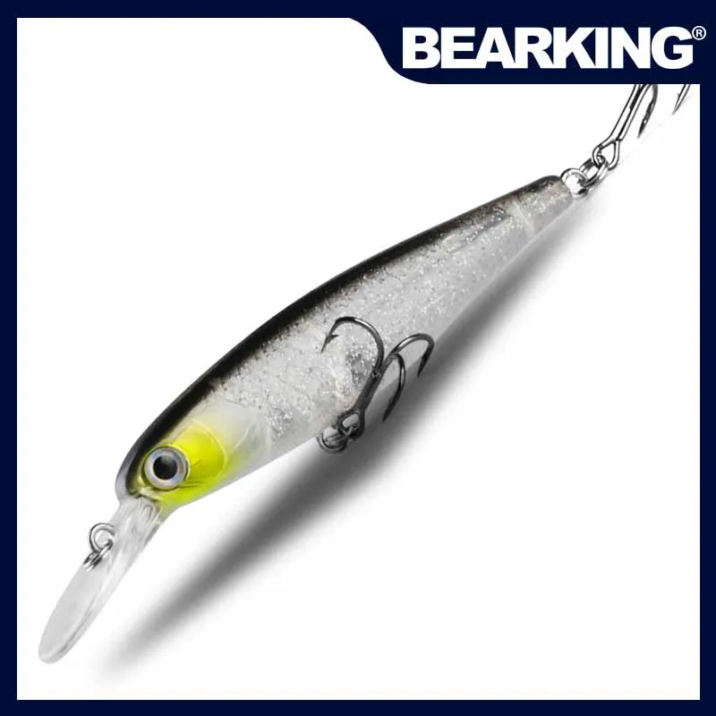 Ložisko 61 mm 4,6 g 3D očí s 2 háčikmi Jerbait plastová návnada Umelé návnady