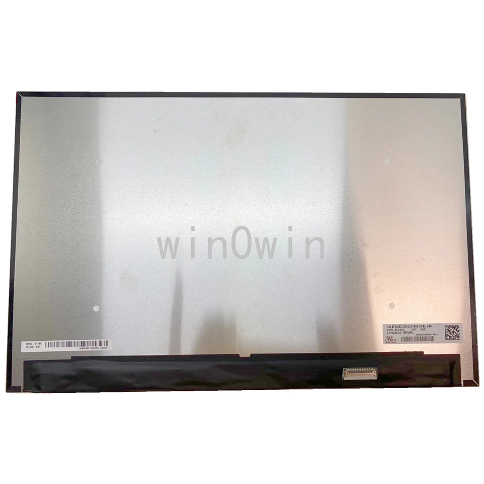 LP145WQ1 SPB1 DP/N 0FDG5D N145GCGG-GT1 14,5 palca 2560*1600 QHD IPS 40PINS EDP 100%SRGB Matrix LAPTOP LCD LCD PANEL DISPICK PANEL DISPLAT