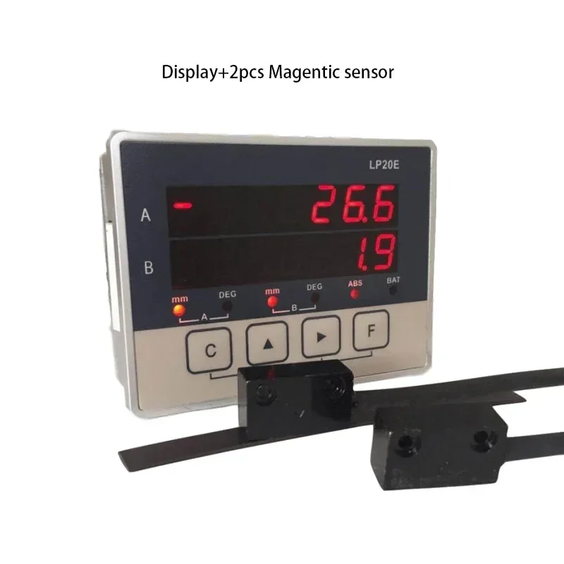LP20E M51E 2 Axis Digit Displej DRO magnetický snímač pásky posuv Stupnica Stupnica pozícia prevodníky Kodér Kodér Drevené spracovanie dreva
