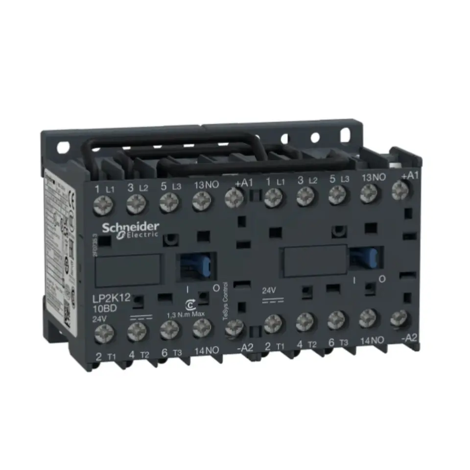 LP2K1210BD ROZDALIŤ OBRAZ, TESYS K, 3P, AC-3, LT alebo EQ až 440V 12 A, 1 NO, 24VDC COIL