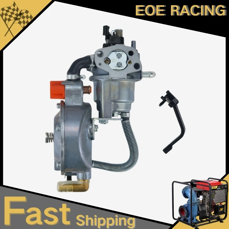 LPG 168 MANUÁLNE KARBURETOR DUAL FUEL LPG NG pre 2KW 3KW 168F 170F GX160 6,5 HP Generátor benzínu duálne palivo sacharid