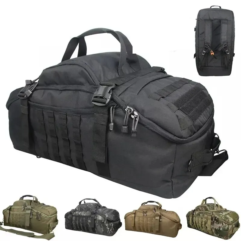 LQARMY 60L 80L CAMPING BATCHS MEN TAKÁLNA BATKA MOLLE MOLLE TRAVY VLASTNOSTI VLASTNOSŤ RUCKSACK Sports Gym Duffel Bag Bag