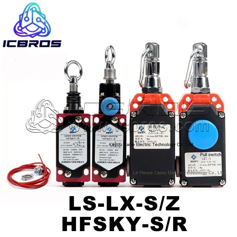 LS-LX-S Cestovný spínač LS-LX-Z PULL KRIDOVÝ KRIDOVÝ SPOTREBO SPÍNAJTE HFSKY-S/R Manuál Automatické resetovanie Sky-XL-CS HFSKY-R HFSKY-S