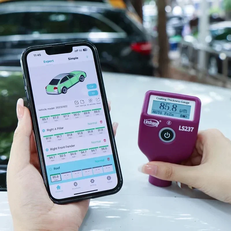 LS237 Hrúbka náteru automobilu Typ C Popar