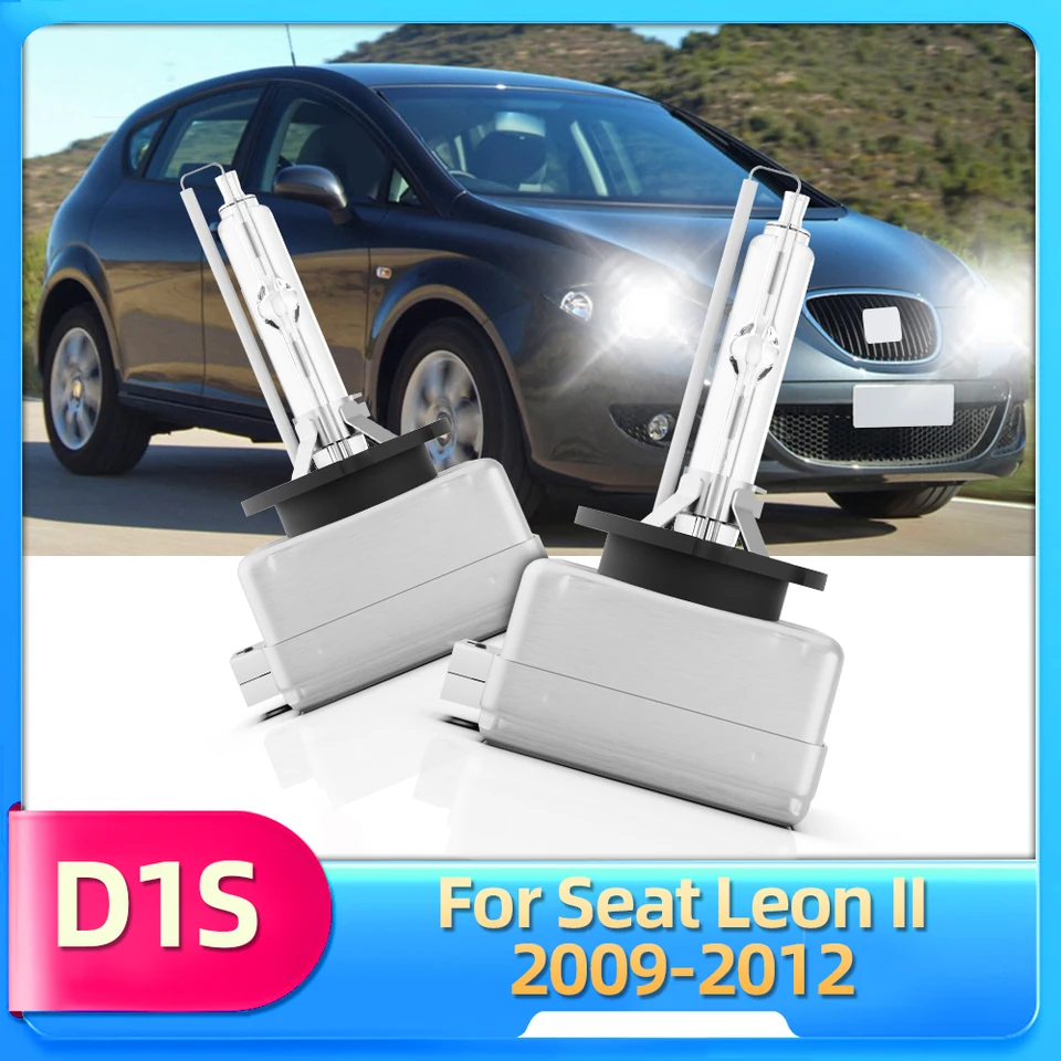 LSLIGHT D1S HID CAR XENON SLEDILT 35W 6000K Biele žiarovky (2ks) pre sedadlo Leon II Vymeňte svetlomet 2009 2011 2011 2012