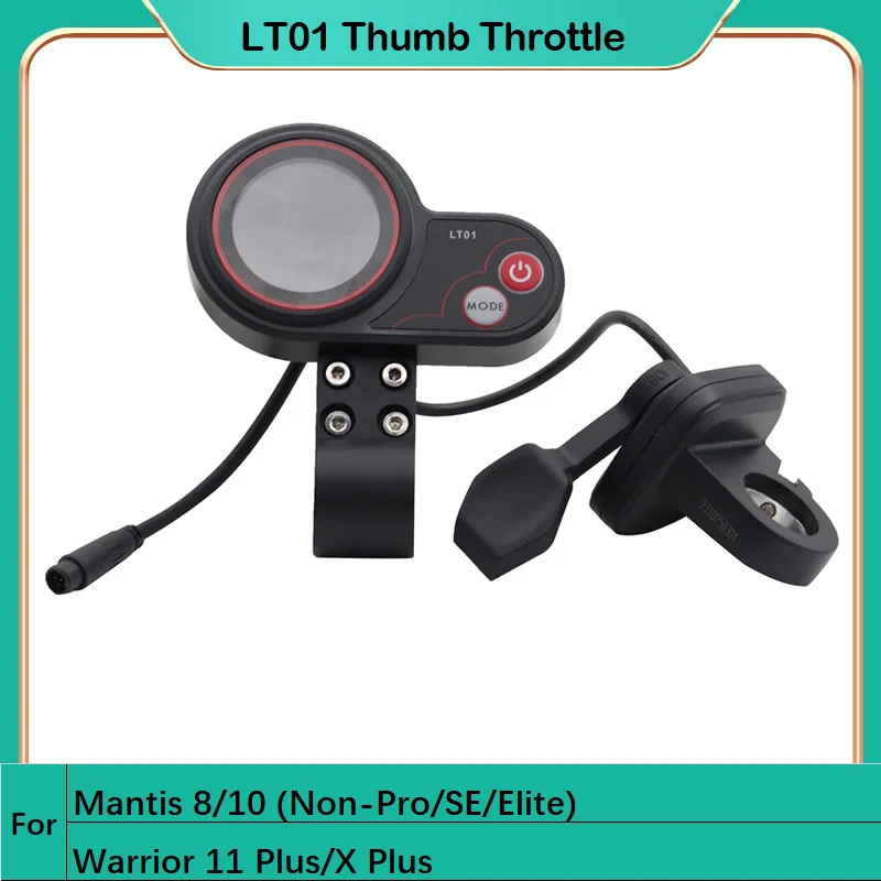 Lt01 palcovou klapkou pre dashboard pre kaabo mantis 8/10 Wolf Warrior 11 Plus Electric Scooter 6 Pin LCD Display Accelerator diely