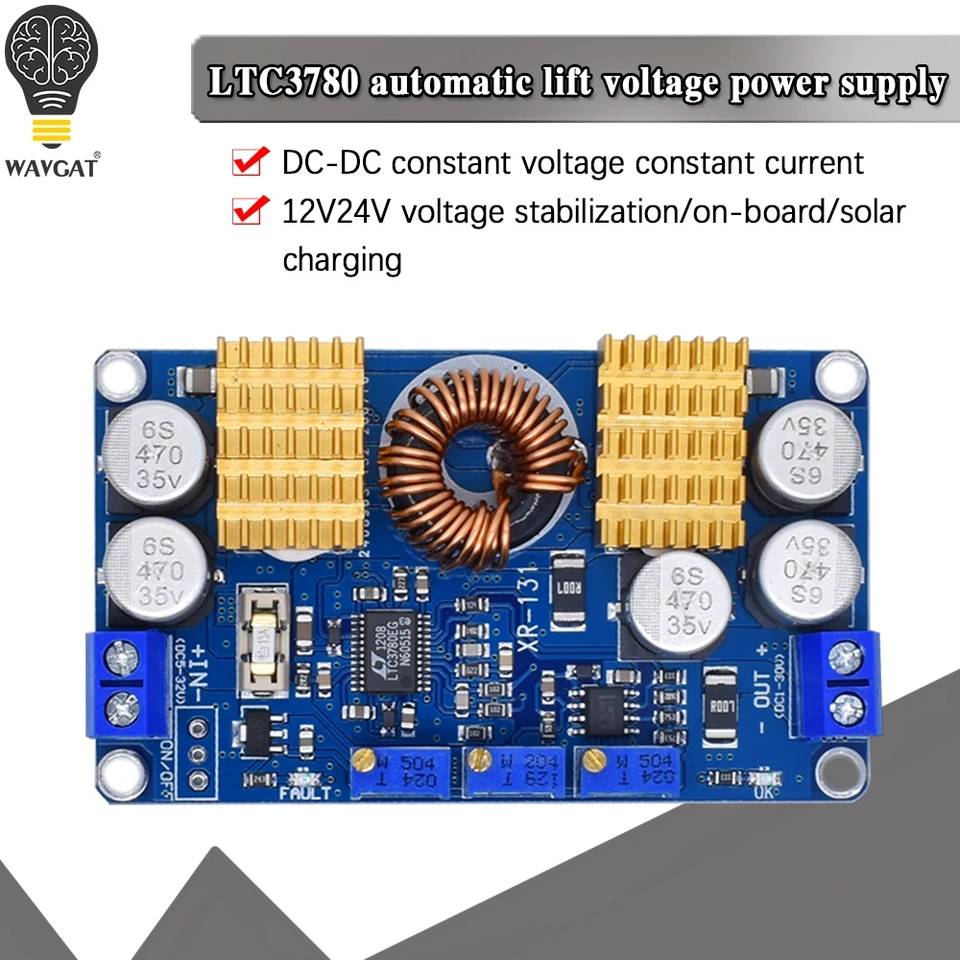 LTC3780 DC-DC 5-32V až 1V-30V 10A Automatický modul nabíjacieho modulu nabíjania regulátora