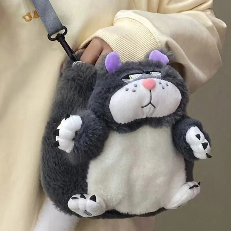 Lucifer Cat Bag Anime Popoluška Prenosná rekvizícia vrecko na rameno módne ženy cestovanie plyšový