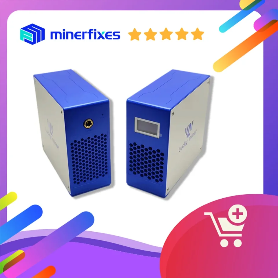 Lucky Miner LV07 WiFi Bitcoin Miner Miner ASIC 1th/S BM1366 SHA256 25W HOME TICH Crypto Miners Lottery Miners Solo Miners