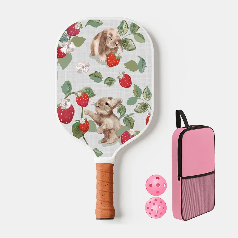 Lucky014 Thermoformed T700 Surové uhlíkové vlákno vlákniny Pickleball Paddle Spin Texturovaný povrch