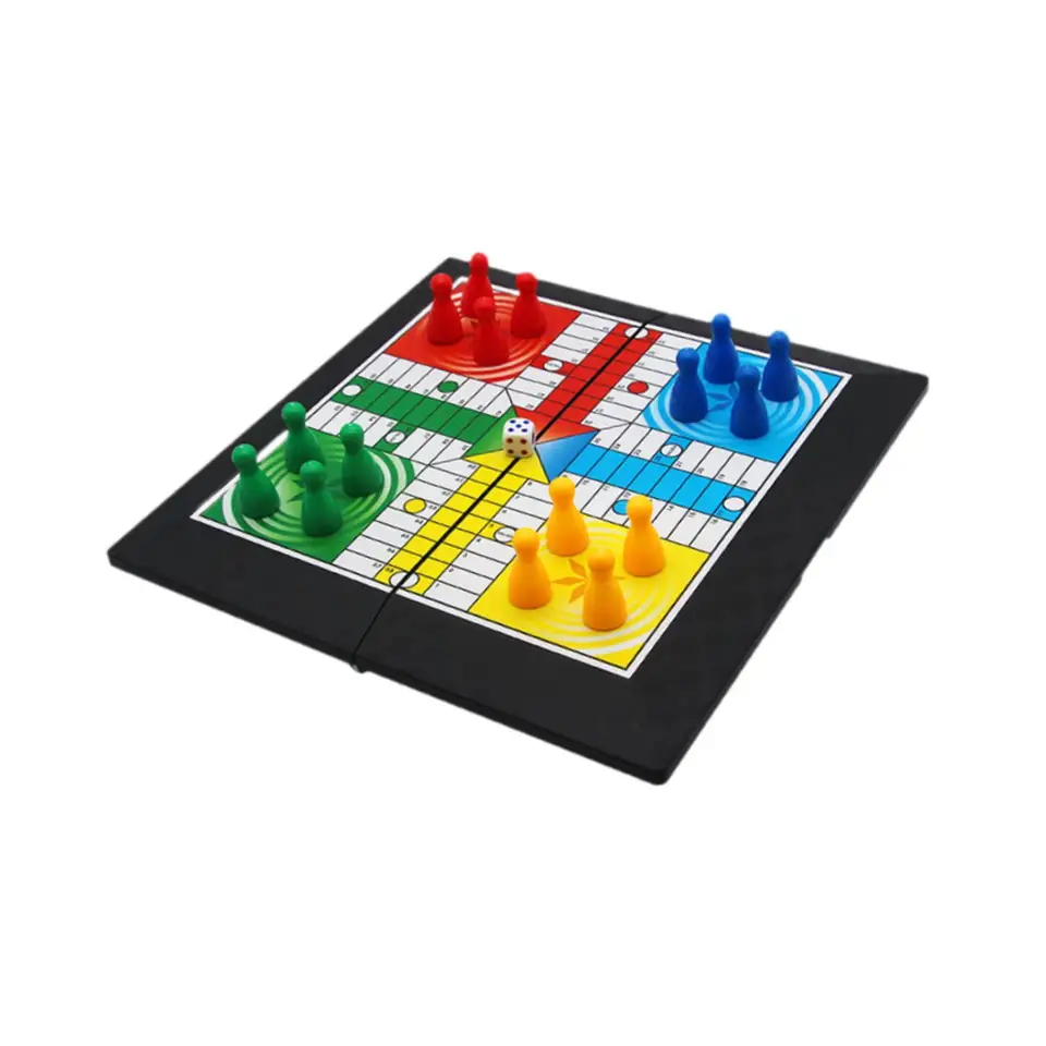 Ludo stolová hra Travel Family Game for Boys and Girls Leisure Toys 4 hráči
