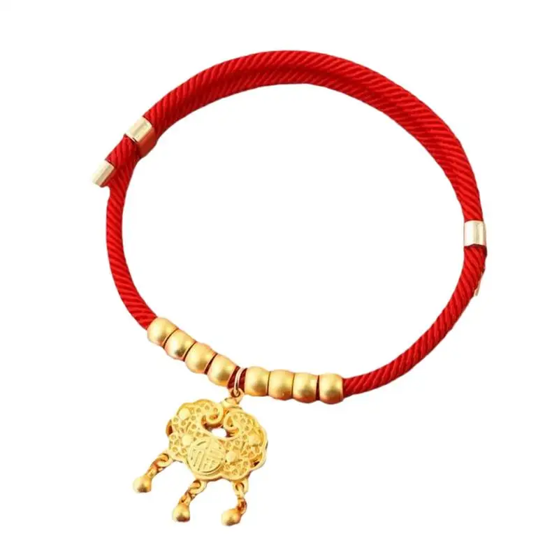 Lunárny Nový rok Cat Gollar Rok hadího psa náhrdelník Golier Happiness Gold Blessing Lock alebo hrkálka kúzlo náhrdelník nastaviteľný