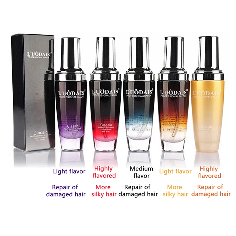 Luodais Argan Oil Hair Oprava chĺpkov plynulejšia esencia vlasov pre suché poškodené vlasy