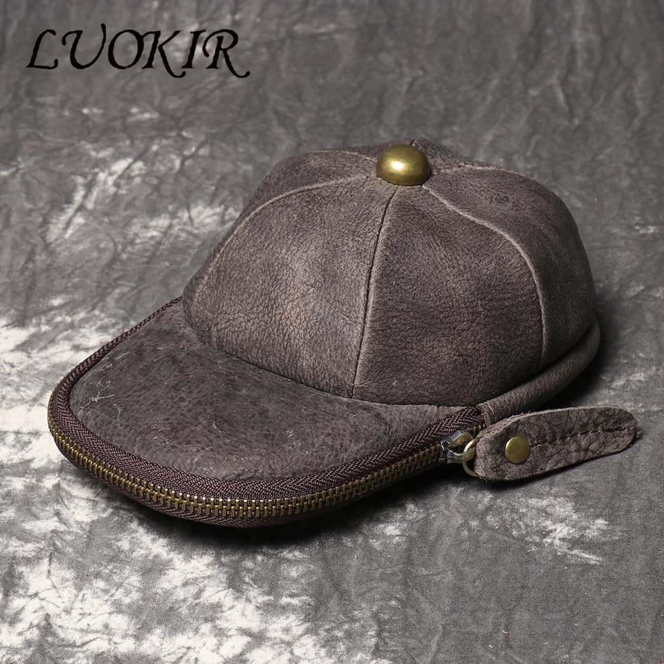 Luokir Vintage Mini Kožená taška, klobúk, vrecko na koňské koňa, vrecko na kožené kože, vrecko na pás, športovú tašku.