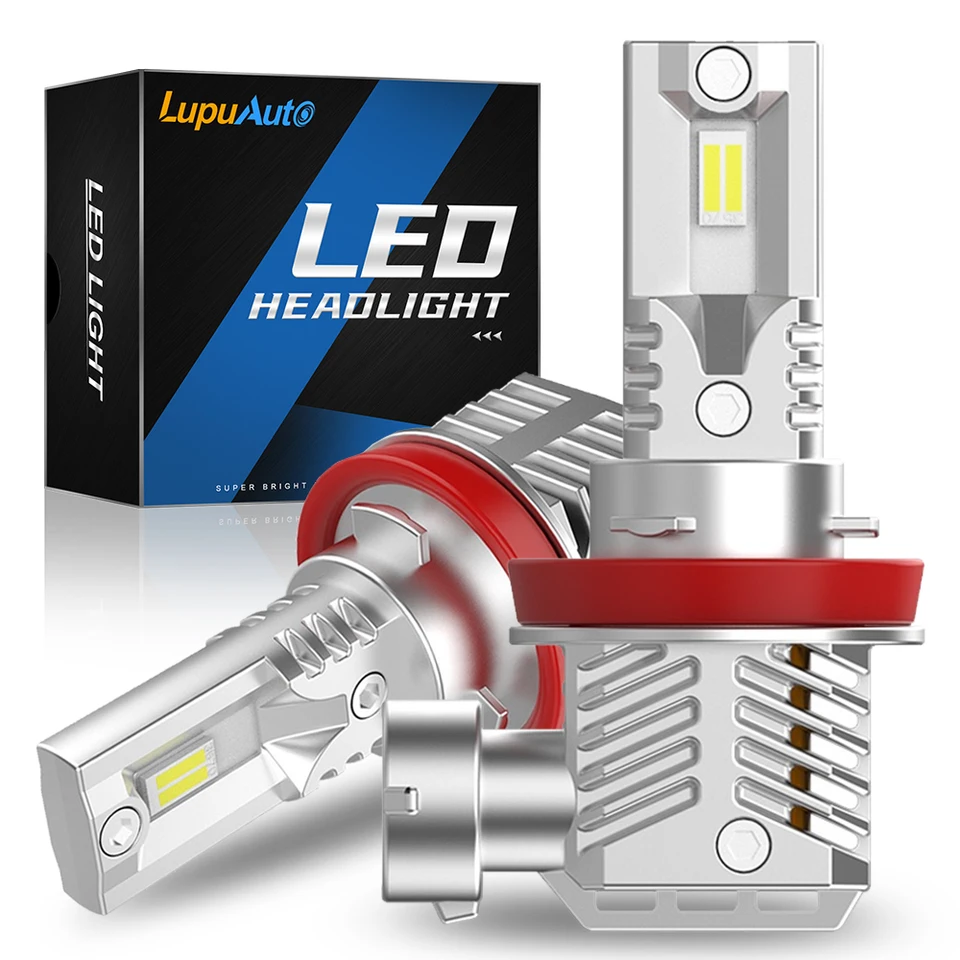 LUPUAUTO H11 LED žiarovka 9006/HB4 LED svetlomety 9005/HB3 LED WIRELESS160W 24000LM 6500K CSP pre svetlomet s automobilmi 12V Turbo lampy