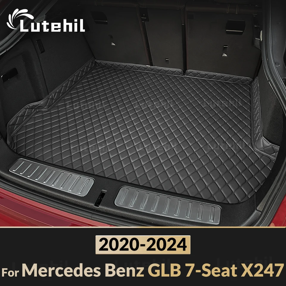 Lutehil Car Trunk Mat pre Mercedes Benz GLB triedy 7-sedadlo x247 2020 2021 2023 2024