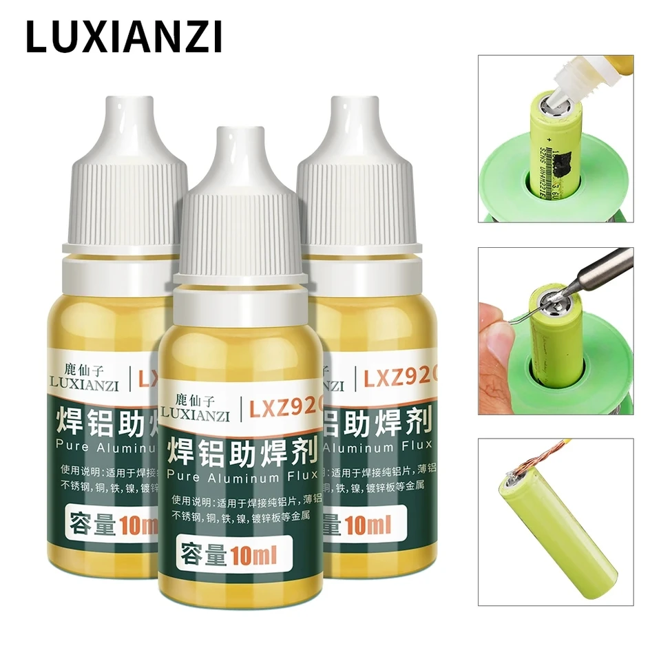 Luxianzi 10 ml meď z nehrdzavejúcej ocele tekutý tok pre kovové spracovanie spájkovacia opraváren
