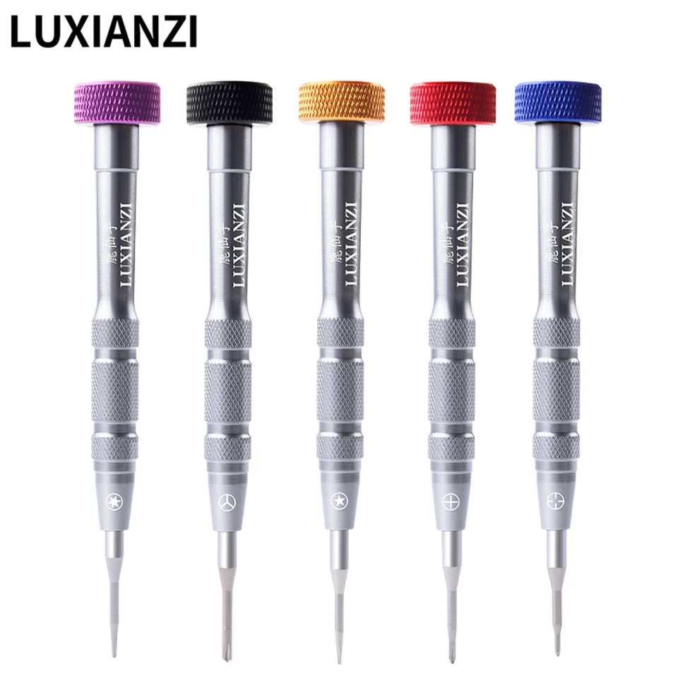 Luxianzi Mini presný skrutkovač pre iPhone Samsung Galaxy Oprava otvorený nástroj Vysoko kvalitný magnetický multifunkčný skrutkovač