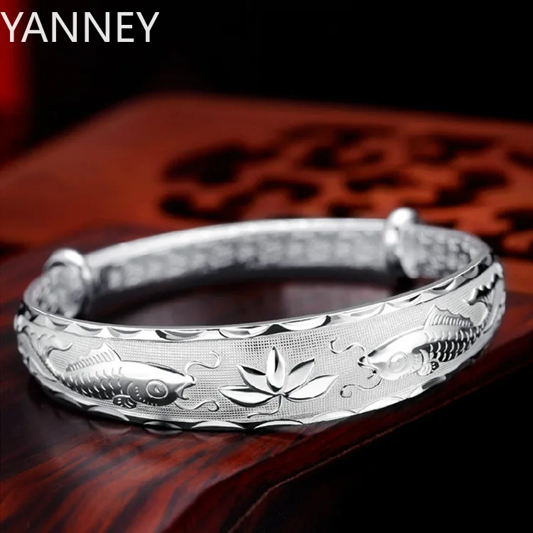 Luxus 925 Sterling Silver Pisces Play Lotus náramky náramky pre ženy módna párty svadobné dizajnérky šperky s dovolenkovými darčekmi