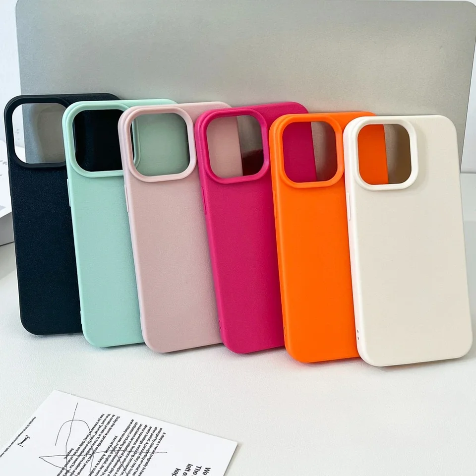 Luxusná cukrová farba mäkký obálka kompatibilný pre iPhone 16 15 13 11 14 12 Pro Max 16 15 14 Plus xr x x Max
