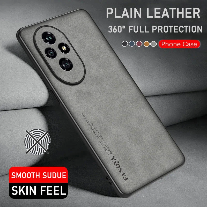 Luxusná koža puzdro na Honor 200 Pro Anti Drop Case Anti Slip Cover Honor 200 Funda Protectora Honor 90 Pro/Honor 100 100 Pro