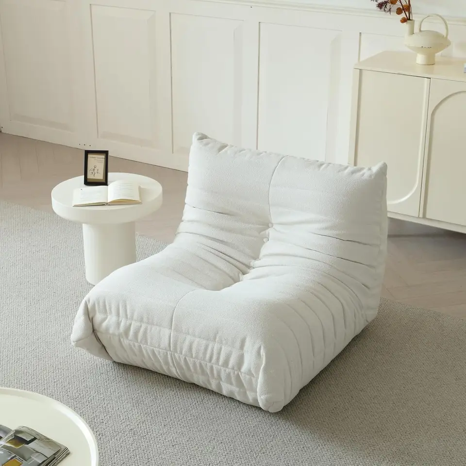 Luxusná pohovka na pohovke, lenivé podlahové posedenie, stolička s fazuľou, ergonomické ležadlá tatami pre obývaciu izbu, spálňa, spálňa
